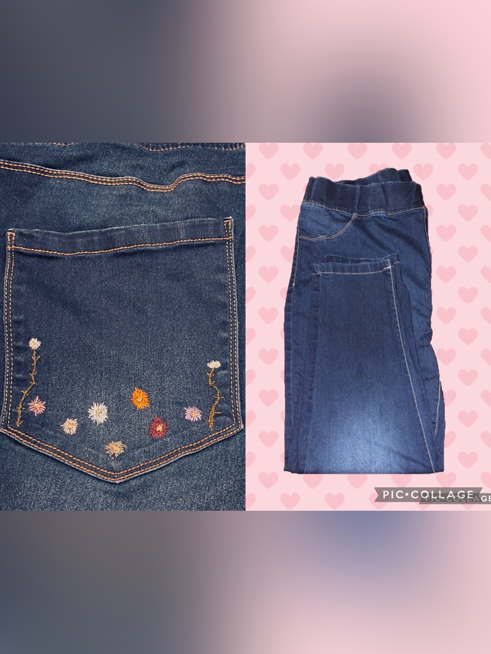 AVENUE Womens Plus Size Butter Denim Pull On Jean•Dark Indigo•Shaping Skinny•28W